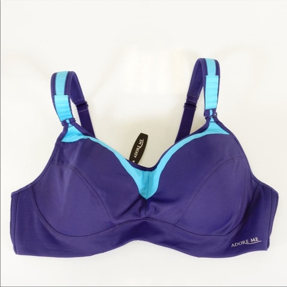 NWT Black Smoked Neon High Impact Sport Bra PLUS Countour Padded - Picture 2 of 16